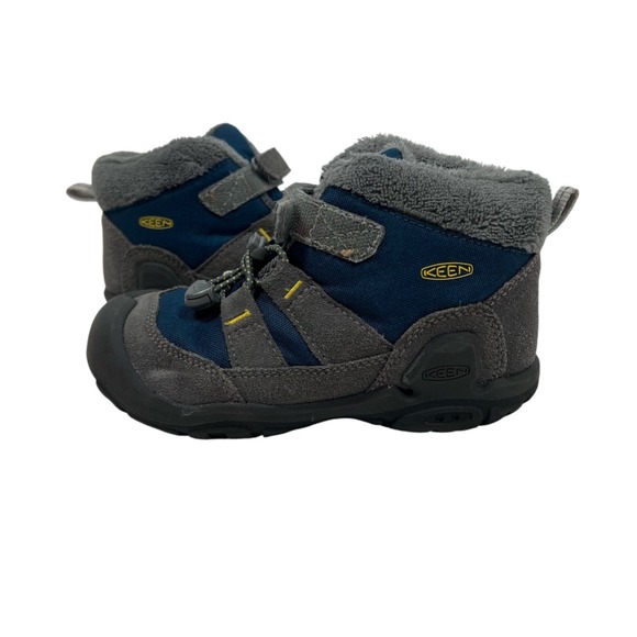 Keen Little Kids Knotch Chukka Boots US Kids' Size 12 Blue-Gray Outdoor Warm - Picture 1 of 5